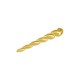 Colgante de Metal Zamak Cuerno Retorcido 6x41mm