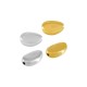 Colgante de Metal Zamak Guijarro 11x17mm (Ø2,2mm)