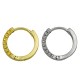 Pendiente de Metal Laton Redondo 16mm