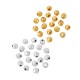 Bola de Metal Zamak Redonda Facetada 4mm(Ø1.3mm)