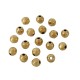Bola de Metal Zamak Redonda Facetada 4mm(Ø1.3mm)