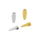 Colgante de Metal Zamak Diente 6x16mm (Ø2,8mm)