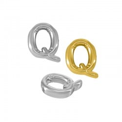 Colgante de Acero Inoxidable 304 Letra ´´Q´´ 22mm (Ø2mm)