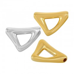 Entrepieza de Metal Zamak Triangulo Irregular 30x20mm (Ø3,2mm)