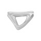 Entrepieza de Metal Zamak Triangulo Irregular 30x20mm (Ø3,2mm)
