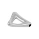 Entrepieza de Metal Zamak Triangulo Irregular 30x20mm (Ø3,2mm)