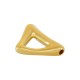 Entrepieza de Metal Zamak Triangulo Irregular 30x20mm (Ø3,2mm)