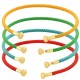 Pulsera de Cordón con Hilo Trenzado y Terminal de Latón 66mm