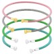 Pulsera de Cordón con Hilo Trenzado y Terminal de Latón 66mm