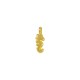 Colgante de Metal Zamak Caballo de Mar 4x9mm