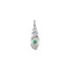 Colgante de Metal Zamak Caracola Esmaltada 5,6x15,5mm (Ø1,8mm)