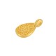 Colgante de Metal Zamak Gota con Flor de Mandala 7x10mm