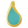 Oro 24K/0.12µm/Turquesa