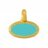 Oro 24K/0.12µm/Turquesa