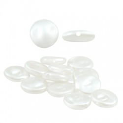 Perla ABS Redonda Plana 10mm (Ø1mm)