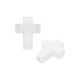 Entrepieza de Acrilico Cruz 12x16mm (Ø2mm)