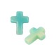 Entrepieza de Acrilico Cruz 12x16mm (Ø2mm)