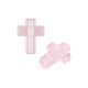 Entrepieza de Acrilico Cruz 12x16mm (Ø2mm)