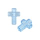 Entrepieza de Acrilico Cruz 12x16mm (Ø2mm)