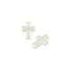 Entrepieza de Acrilico Cruz 12x16mm (Ø2mm)