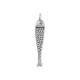 Colgante de Metal Zamak Pez 6x28mm