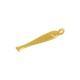 Colgante de Metal Zamak Pez 6x28mm