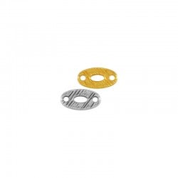 Conector de Metal Zamak Oval 14x7mm