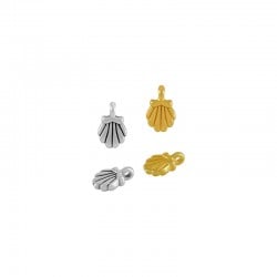 Colgante de Metal Zamak Concha 7mm