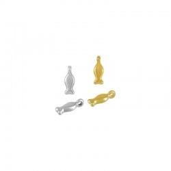 Colgante de Metal Zamak Pez 4x9mm