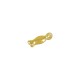 Colgante de Metal Zamak Pez 4x9mm