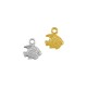 Colgante de Metal Zamak Pez 10x8mm