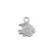 Colgante de Metal Zamak Pez 10x8mm