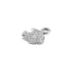 Colgante de Metal Zamak Pez 10x8mm