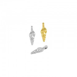 Colgante de Metal Zamak Caracola 4x10mm (Ø1,6mm)