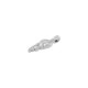 Colgante de Metal Zamak Caracola 4x10mm (Ø1,6mm)