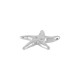 Colgante de Metal Zamak Estrella de Mar 36x5,8mm (Ø2,2mm)