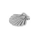 Colgante de Metal Zamak Concha 37mm (Ø2,2mm)