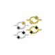 Conector de Metal Zamak Oval Esmaltado 8,6x11mm (Ø1,9mm)