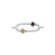 Conector de Metal Zamak Oval Esmaltado 8,8x19,7mm (Ø1,8mm)