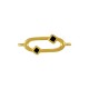 Conector de Metal Zamak Oval Esmaltado 8,8x19,7mm (Ø1,8mm)
