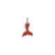 Colgante de Metal Zamak Cola de Ballena Esmaltada 7x8mm (Ø1,6mm)