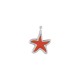 Colgante de Metal Zamak Estrella de Mar Esmaltada 8mm (Ø1,6mm)
