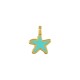 Colgante de Metal Zamak Estrella de Mar Esmaltada 8mm (Ø1,6mm)