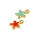 Colgante de Metal Zamak Estrella de Mar Esmaltada 8mm (Ø1,6mm)