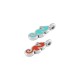 Colgante de Metal Zamak Caballo de Mar Esmaltado 5x10mm (Ø1,6mm)