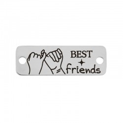 Conector de Acero Inoxidable 304 "BEST friends" 24x8mm/1.1mm