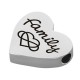 Pasador de Acero Inoxidable 305 Corazón "Family" 13.5mm/3.5mm(Ø2mm)