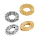 Colgante de Metal Zamak Ovalado 26x21mm (Ø3.2mm)