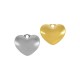Colgante de Metal Zamak Corazon 21x19mm (Ø2,8mm)