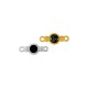 Conector de Metal Zamak Redondo con Esmalte 13x7mm